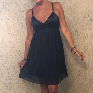 NWT The Limited Babydoll Sheer w Underlay Dress